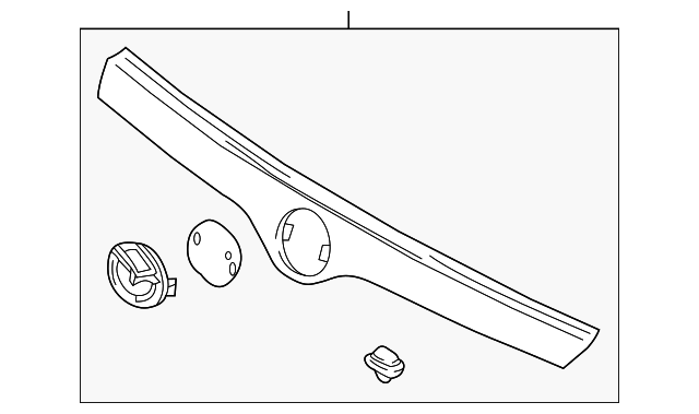 BJ0E-50-710B Деталь TRIM PANEL