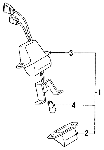 B2200 LICENSE LAMPS
