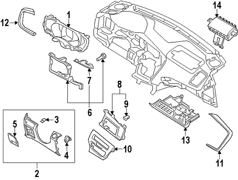 Optima INSTRUMENT PANEL COMPONENTS
