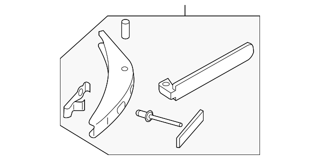 1Q0-898-179 Деталь MOUNT KIT, LEFT