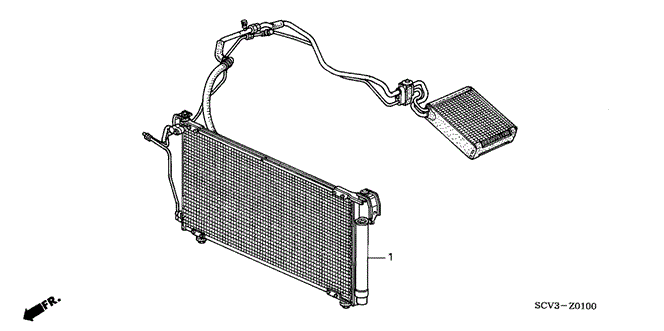 BODY / AIR CONDITIONING/A/C KIT for 2003 Honda ELEMENT #1
