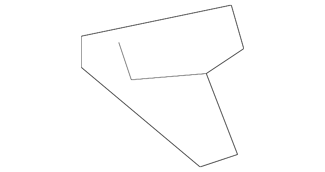 MR981731 Деталь BUMPER BRACKET, LEFT