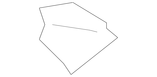 MN150455 Деталь LOWER REINF, LEFT