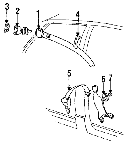 Jetta FRONT SEAT BELTS