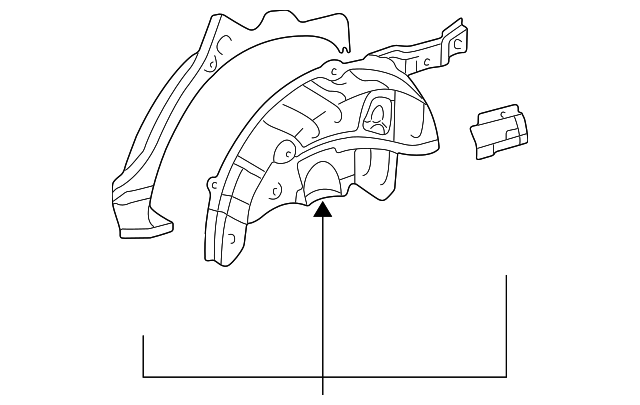 61603-42905 Деталь WHEELHOUSE ASSY, RIGHT