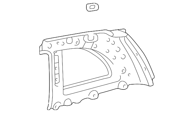61732-42902 Деталь INNER PANEL, LEFT