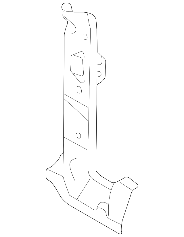 61746-42010 Деталь LOWER REINF, LEFT