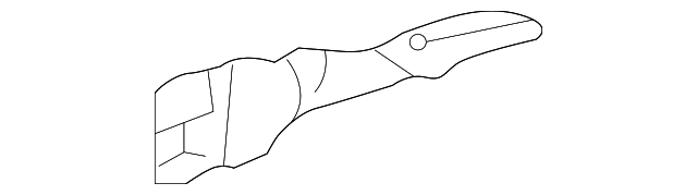 3B0-821-237 Деталь FENDER SUPPORT PLATE, LEFT