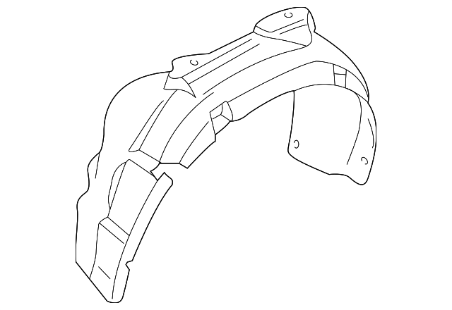 3B0-809-962-C-01C Деталь FENDER LINER, RIGHT