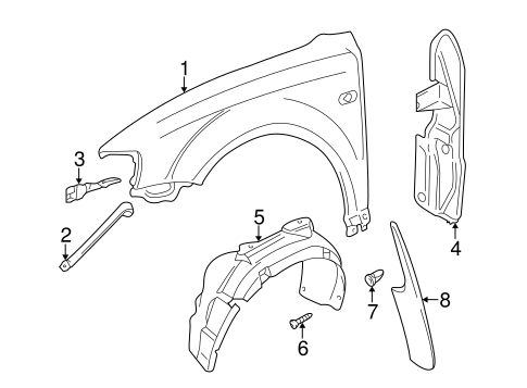 Passat FENDER & COMPONENTS