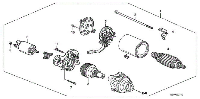 TL STARTER MOTOR (MITSUBA)