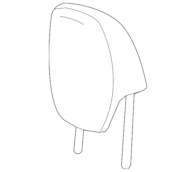 22888818 Деталь HEADREST, LEFT