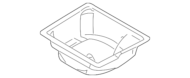 4D0-804-001-A Деталь SPARE TIRE PANEL