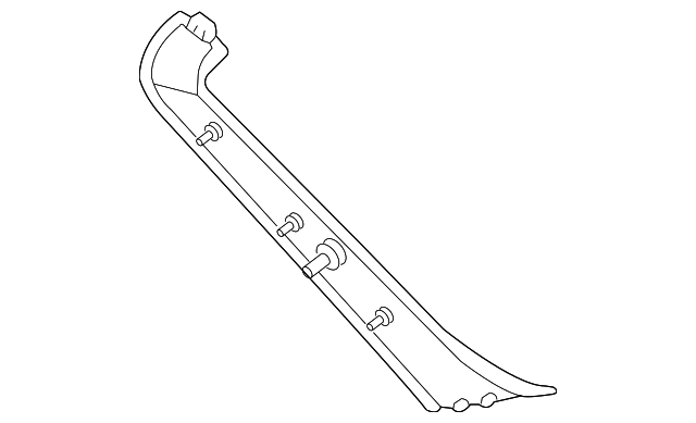 GM9A-68-950C-72 Деталь SIDE TRIM PANEL, LEFT