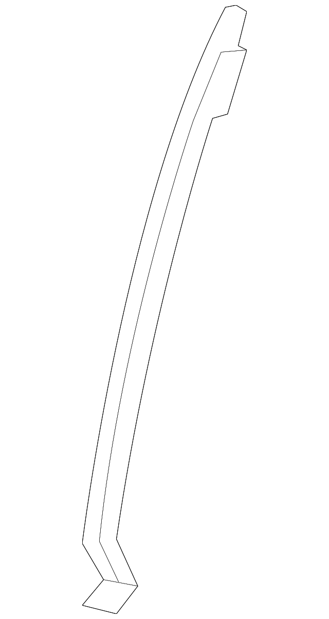 72731-SWA-A01 Деталь SASH, R. RR. DOOR QUARTER