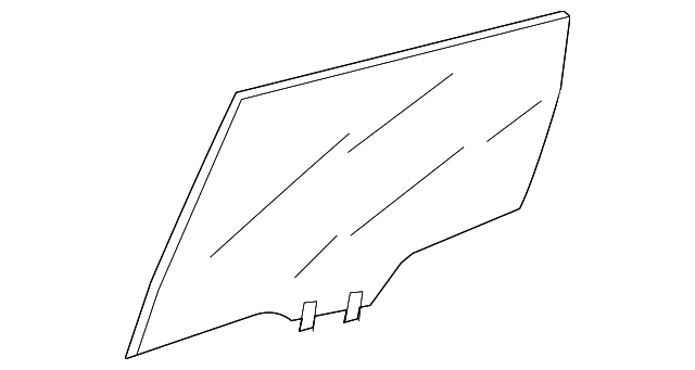 73450-SXS-A10 Деталь GLASS ASSY., L. RR. DOOR (PRIVACY)(AGC)