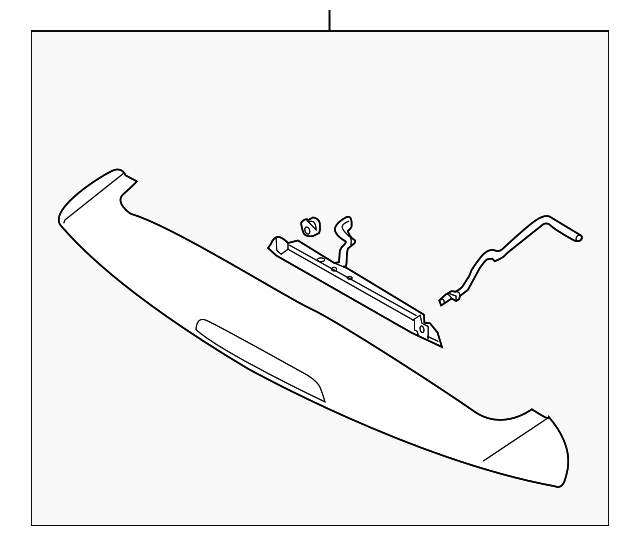87210-2S000 Деталь SPOILER