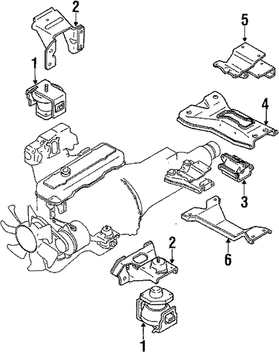 Impulse ENGINE & TRANS MOUNTING