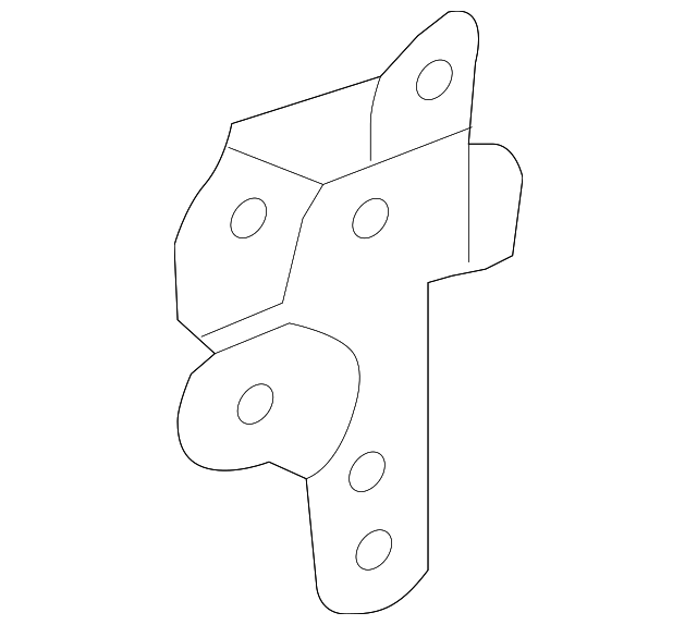 55375-06210 Деталь INSTRUMENT PANEL LOWER BRACKET, RIGHT