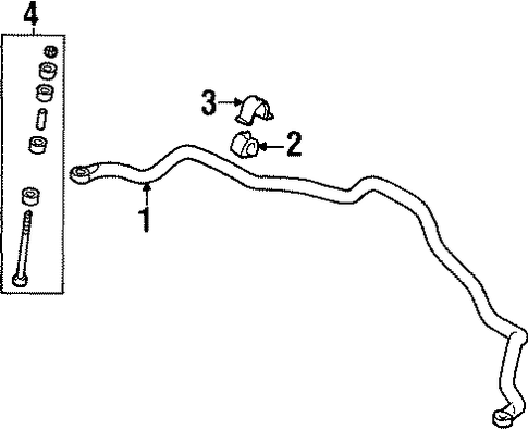 Mirage STABILIZER BAR & COMPONENTS