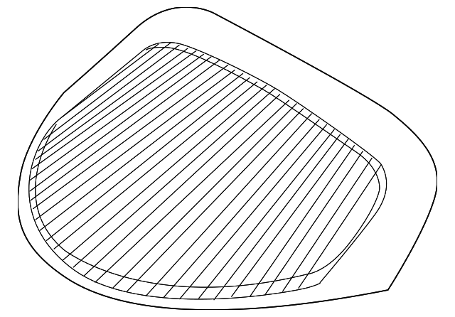 68110780AC Деталь LIFT GATE GLASS