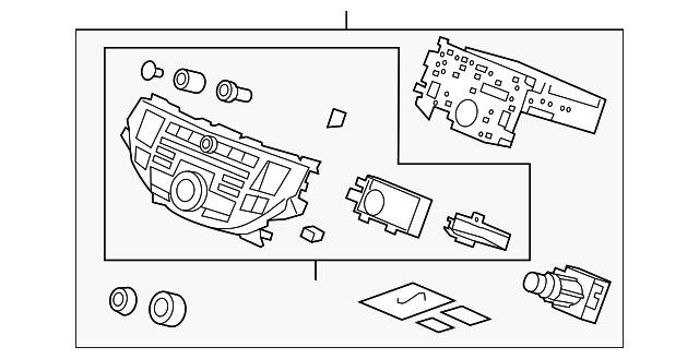 39100-TA0-A81ZA Деталь TUNER ASSY., RADIO *NH693L* (GUN METALLI