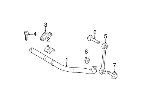 Touareg STABILIZER BAR & COMPONENTS