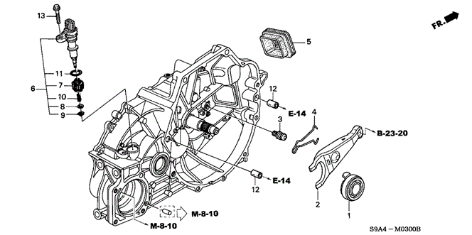 TRANSMISSION - MANUAL/MT CLUTCH RELEASE for 2005 Honda CR-V #1