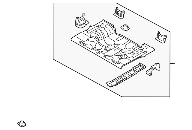 65520-A7500 Деталь SPARE TIRE PANEL