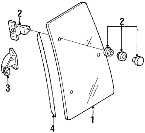 Pickup SIDE GLASS