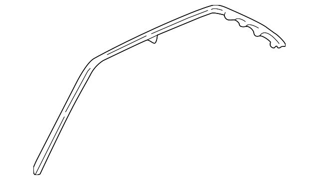 25683738 Деталь WEATHERSTRIP, LEFT