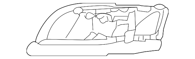 05174868AB Деталь HEADLAMP ASSY SEAL, RIGHT