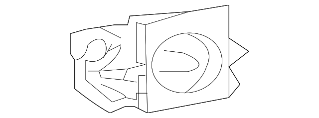 55077613AB HEADLAMP ASSY RETAINER, RIGHT