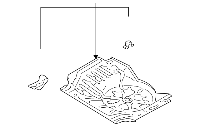 T006-53-750 Деталь REAR FLOOR PAN