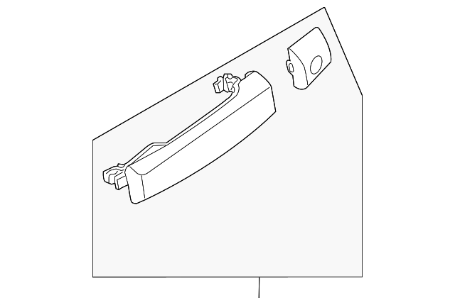 8281282ZD0 Деталь HANDLE, OUTSIDE, RIGHT