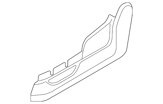 88122-1F000EZ Деталь RECLINE COVER, LEFT