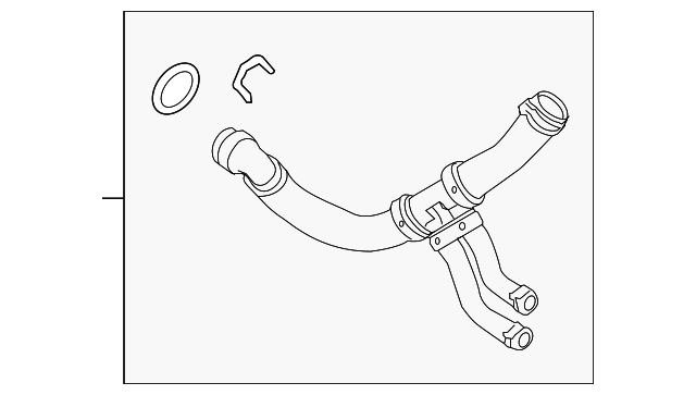 BL3Z-8286-B Деталь LOWER HOSE