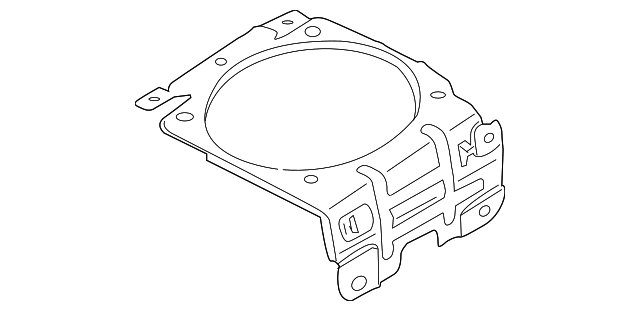 96352-2F000 Деталь MOUNT BRACKET, LEFT