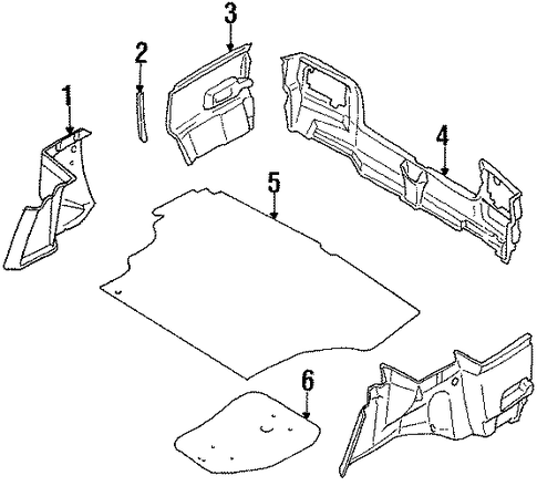 Corolla TRUNK TRIM