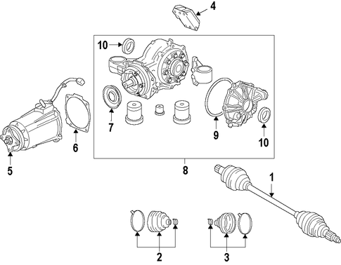 Captiva Sport AXLE SHAFTS & JOINTS