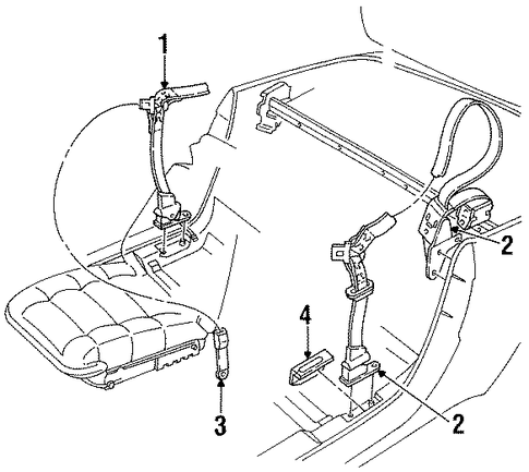Allante SEAT BELT