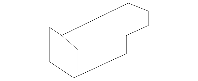 86514-2F500 BUMPER COVER BRACKET, RIGHT