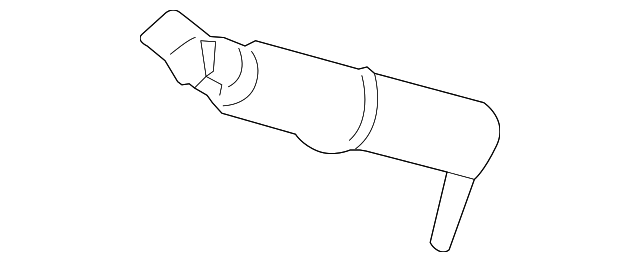 61-67-7-321-891 Деталь WASHER NOZZLE, LEFT