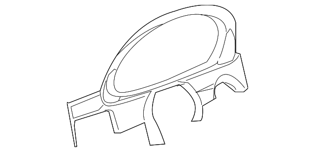 YB05BWNAA Деталь CLUSTER BEZEL