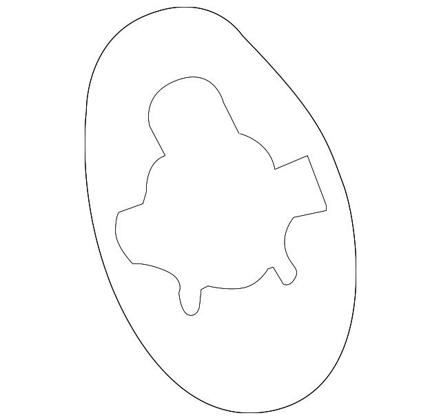 4676801 Деталь REPEATER LAMP GASKET, LEFT
