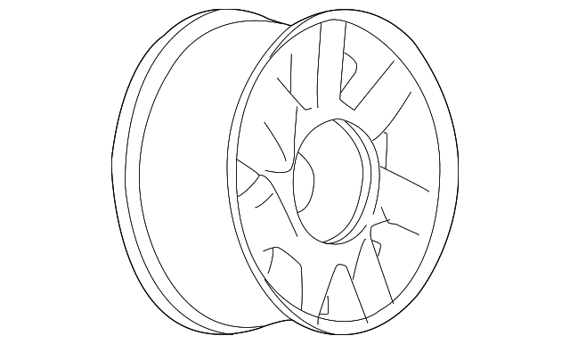 9593487 WHEEL, ALLOY
