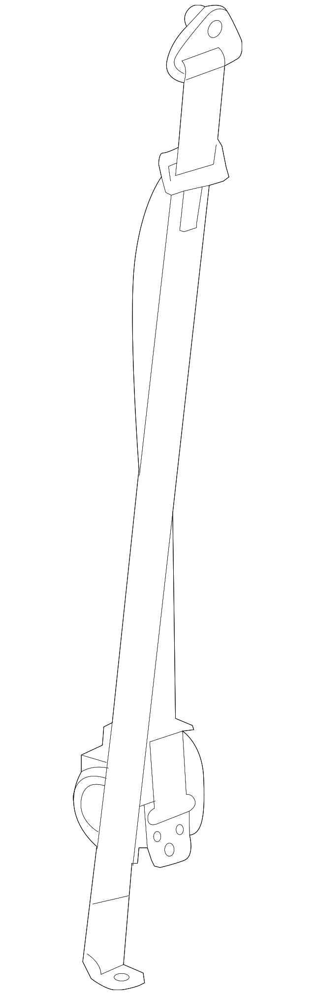 19181887 Деталь SEAT BELT ASSY, LEFT