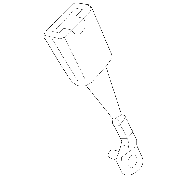 19258613 Деталь OUTER BUCKLE, RIGHT