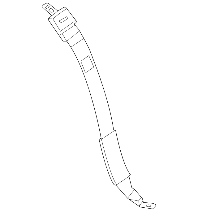19169132 Деталь CENTER SEAT BELT