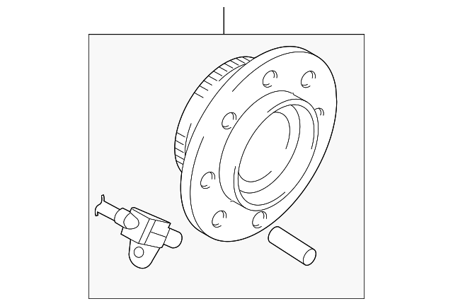 52122186AC Деталь HUB & BEARING, LEFT